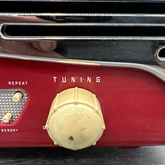 Rare TEAC Retro SL-D80 AM/FM Stereo Radio In Red {Q} - Picture 9 of 16